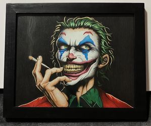 Framed 8x10 Joker Artwork