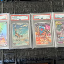 Psa 10 Lot. Mewtwo And Mew , Skarmory, Alcremie And Wobbuffet