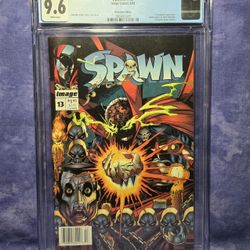 Spawn #13, 1993 • CGC 9.6 WP Newsstand • Youngblood App 