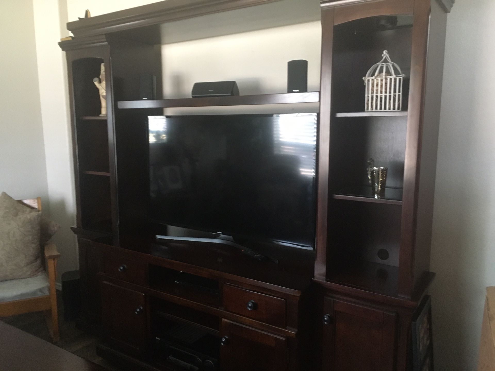 Large Entertainment center ( Great Condition)