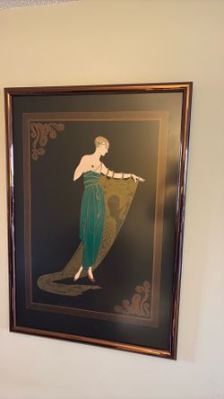 Large art deco picture