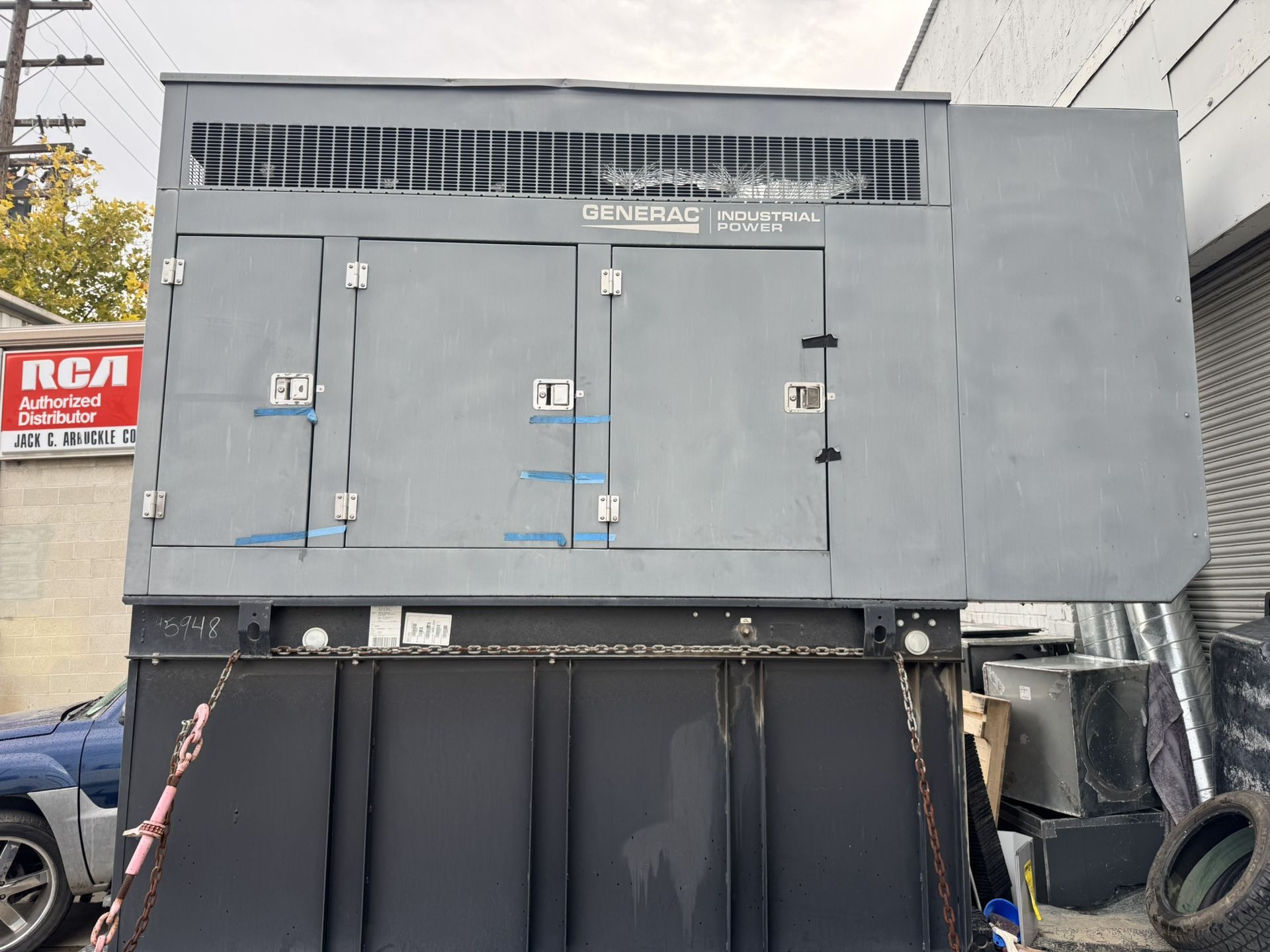 general industrial power 500 gallon tank