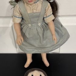 Dorothy Wizard of Of Doll and Double Sided Plush $8 for Both