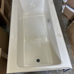 Kohler 66" x 32" alcove bath, left drain
