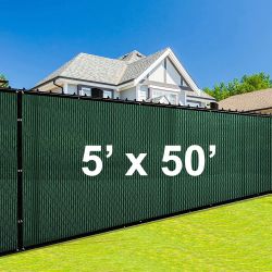 New in box $40 Privacy Fence 5x50ft Wall Cover for Garden Wall Yard, 3 colors