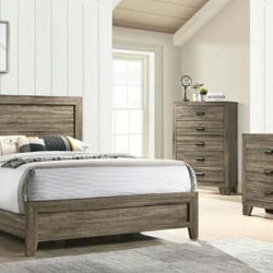 Millie Brown Panel Bedroom Set

