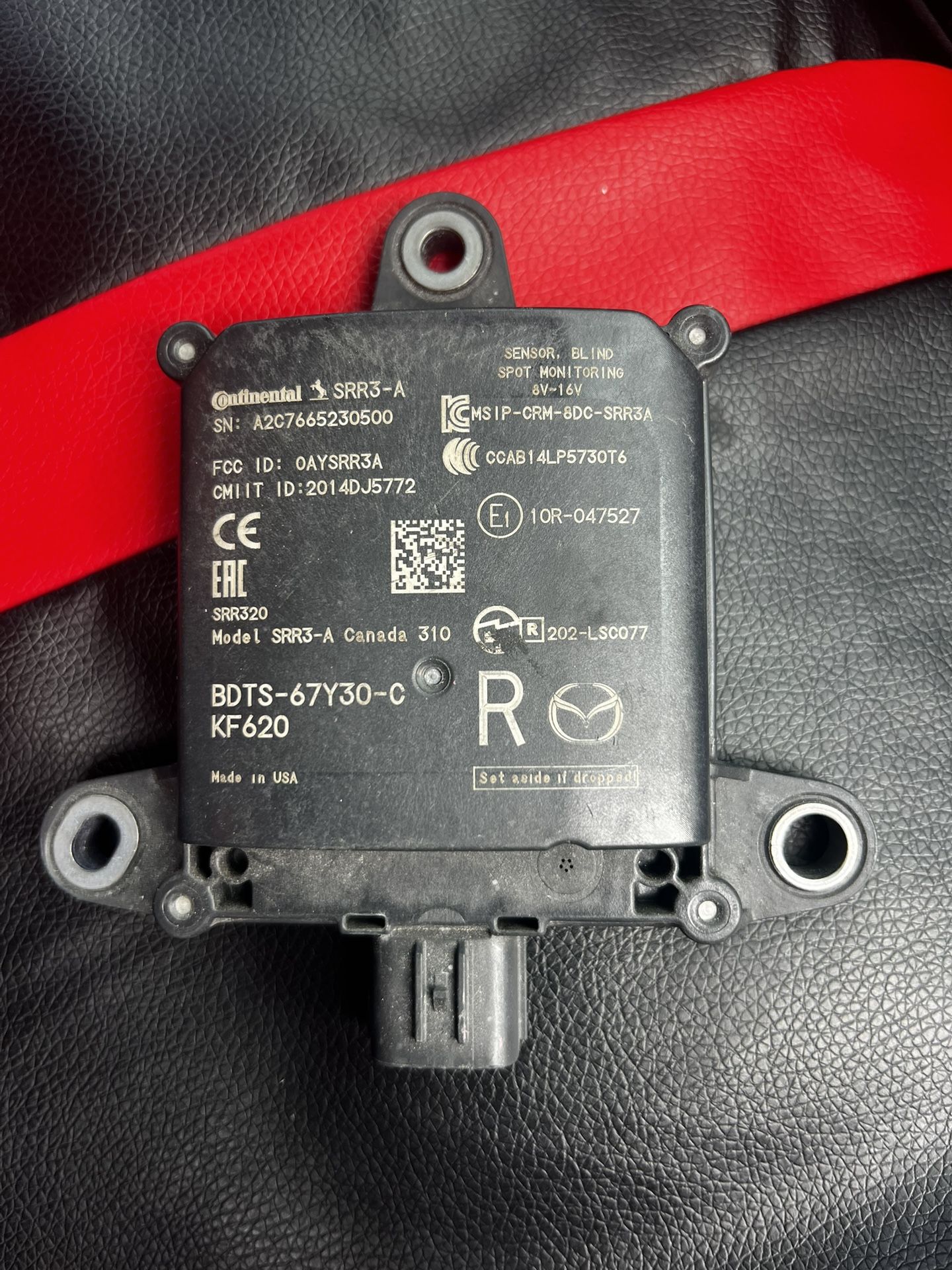 2020-2023 Mazda CX-30 Rear Blind Spot Monitor Radar Module Sensor BDTS-67Y30-C OEM