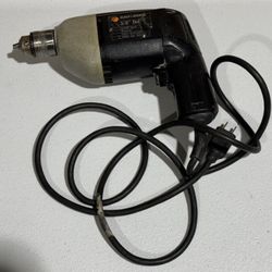 Vintage Black & Decker 3/8" Drill #7190 Type 1. Corded Electric Drill USA