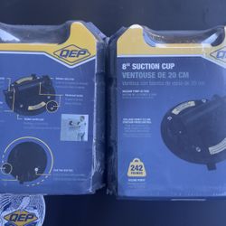 Ventosa de bomba de vacio, 8 pulgadas,