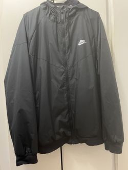 Nike Full Zip Wind Jacket 2XL Men’s Black Worn Once