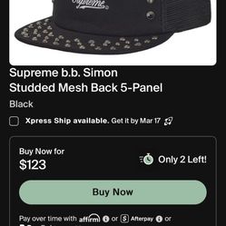 Supreme BB Simon Hat 
