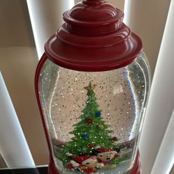 Disney Holiday Lantern Snow globe 