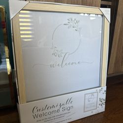 Customizable Welcome Sign Wedding Decor 