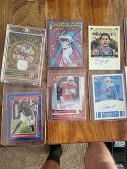 Lot of football and basketball cards