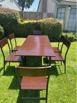 Dining Table with 6 Chairs (Like New)