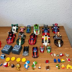 K’NEX Super Mario Kart Wii Toy Lot Vehicles Figures Parts Nintendo Works
