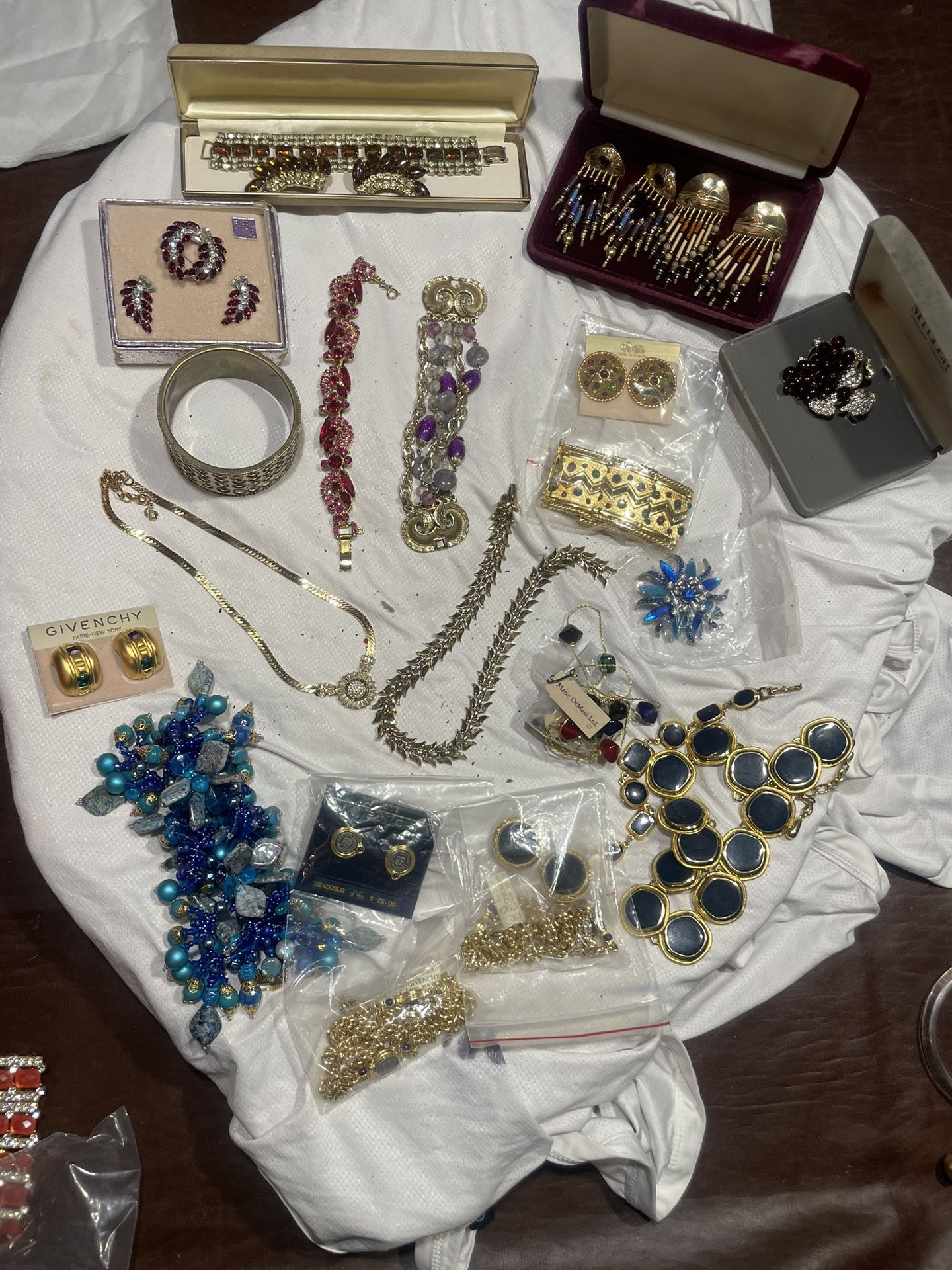 Vintage High End Jewelry Collection Givenchy Trifari Juliana Etc Etc
