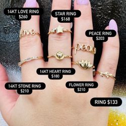 14kt Rings 