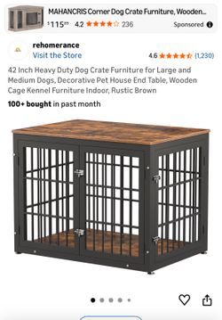42” Heavy Duty Dog Crate