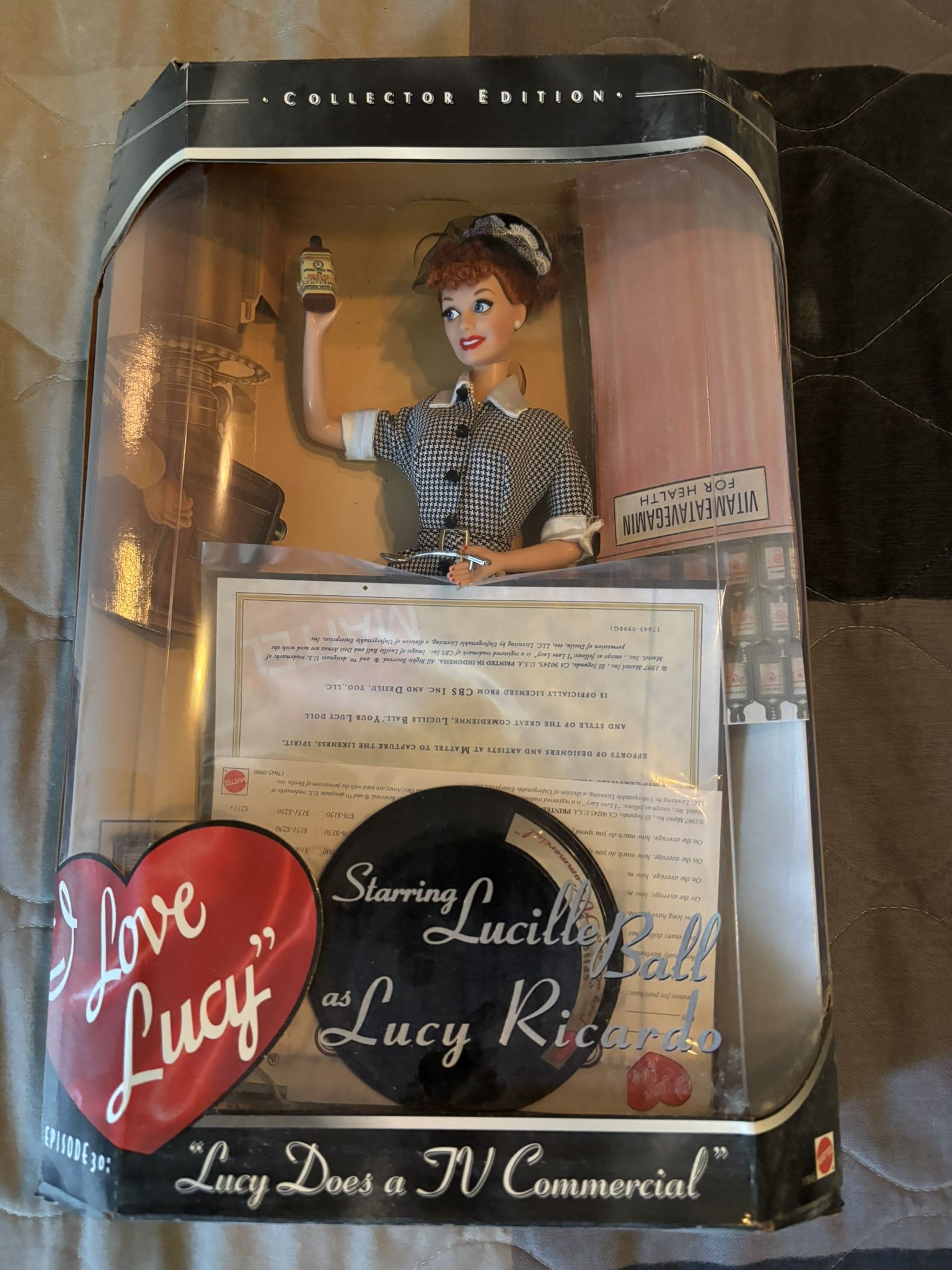 I Love Lucy Does A TV Commercial Barbie 1998