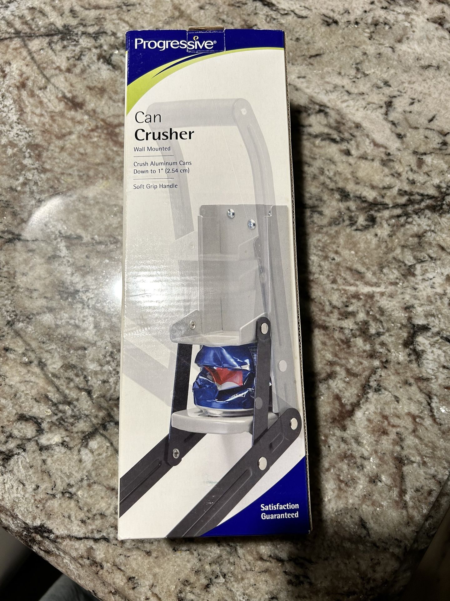 Wall Mounted Soda/Beer Can Crusher Boxed w/ Mounting Hardware Recycle Cans