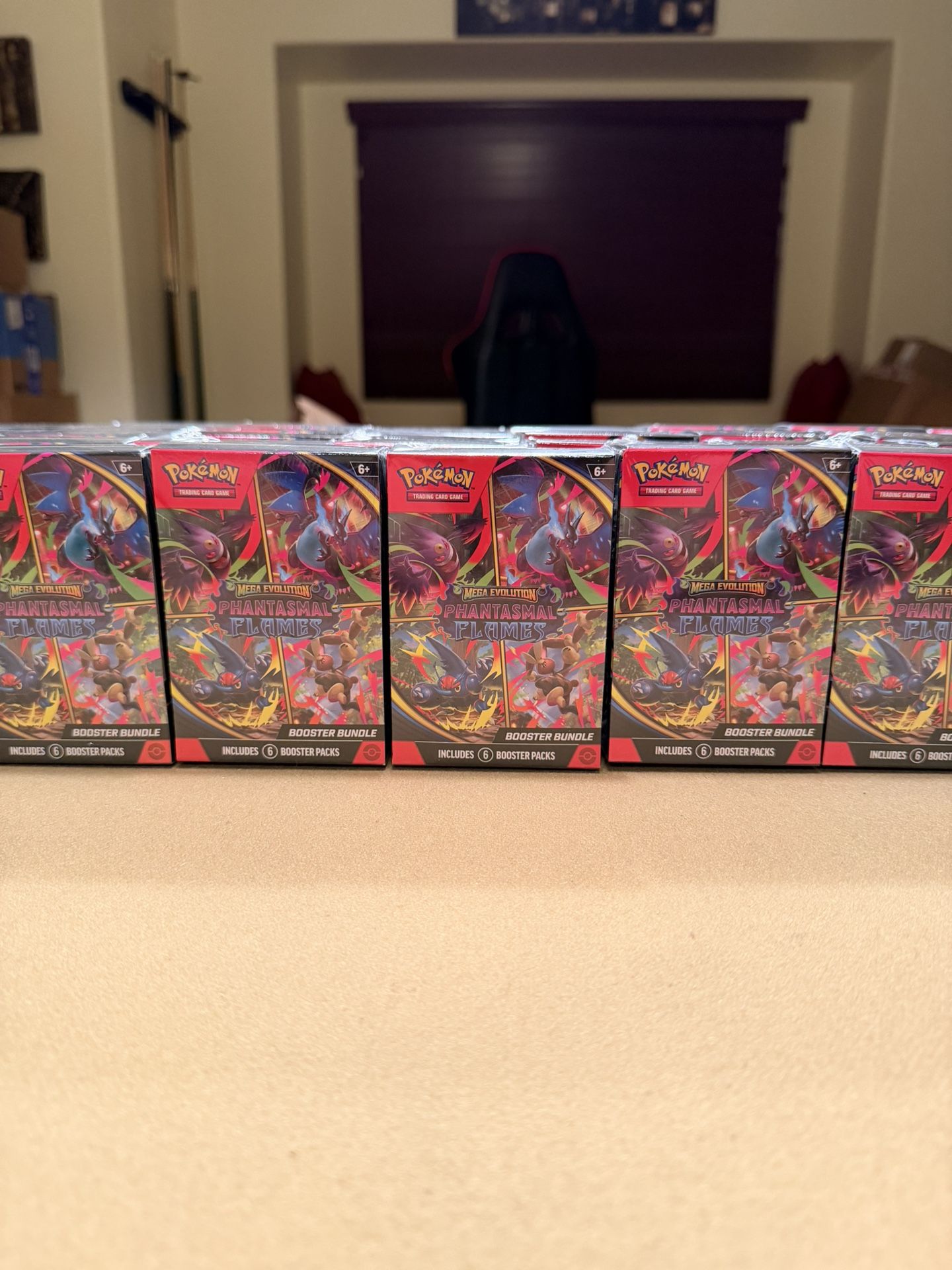 Pokémon Trading Card Game: Mega Evolution Phantasmal Flames Booster Bundle (New)