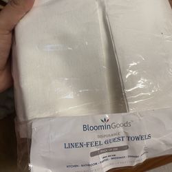 Bloomin Goods Linen Feel Guest Towels