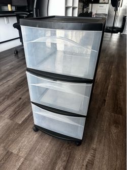 Sterilite Plastic Drawer Cart