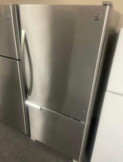 Kenmore Stainless Steel Bottom Freezer Fridge