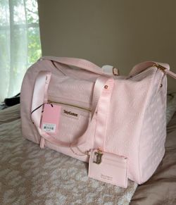 Juicy Couture Rosie Weekender Bag Pink Duffel – New With Tags