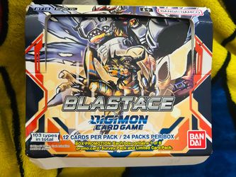 Digimon Card Game BT14 Blast Ace – Opened Booster Box + Cards