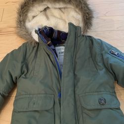 Cozy Toddlers Green Jacket, 2T