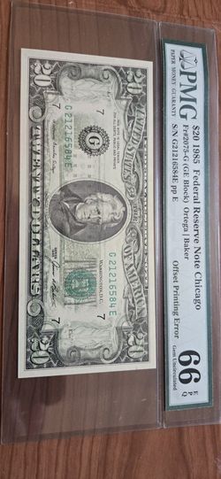 1985 Federal Reserve Note $20 Dollar Note