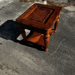 Real Wood Heavy Side Table 
