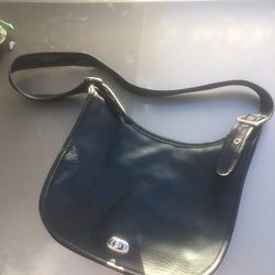 Large heavy leather coach purse nice only $40 firm