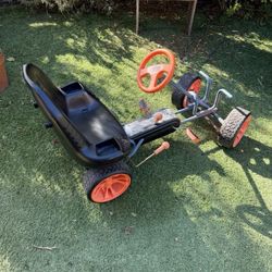 Nerf Pedal Pedel Car Fun! 