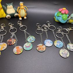 Hand Made Pokémon Keychains