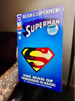 Wow 😮!! Superman #78 (1993) DC Comics – Reign of the Supermen – Die-Cut Collector's Edition w/ Poster!