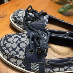 COACH “ Rainey “ Women’s Size8.5 Slip On Boat Shoes 