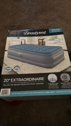 Beautyrest twin pillow top air mattress
