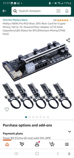 PCIe Mining Risers 16x To 1x