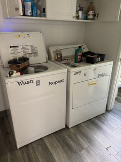 Washer and dryer