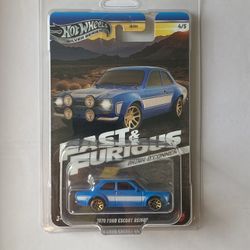 Hot Wheels Ford Escort RS1600 Fast & Furious New