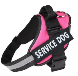 Service Dog Harness Dark Pink Vest BRAND NEW All Sizes XS S M L XL XXL