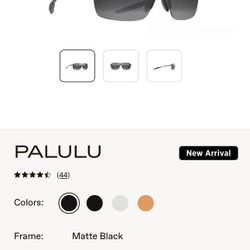 Maui Jim Grey Palulu Sunglasses