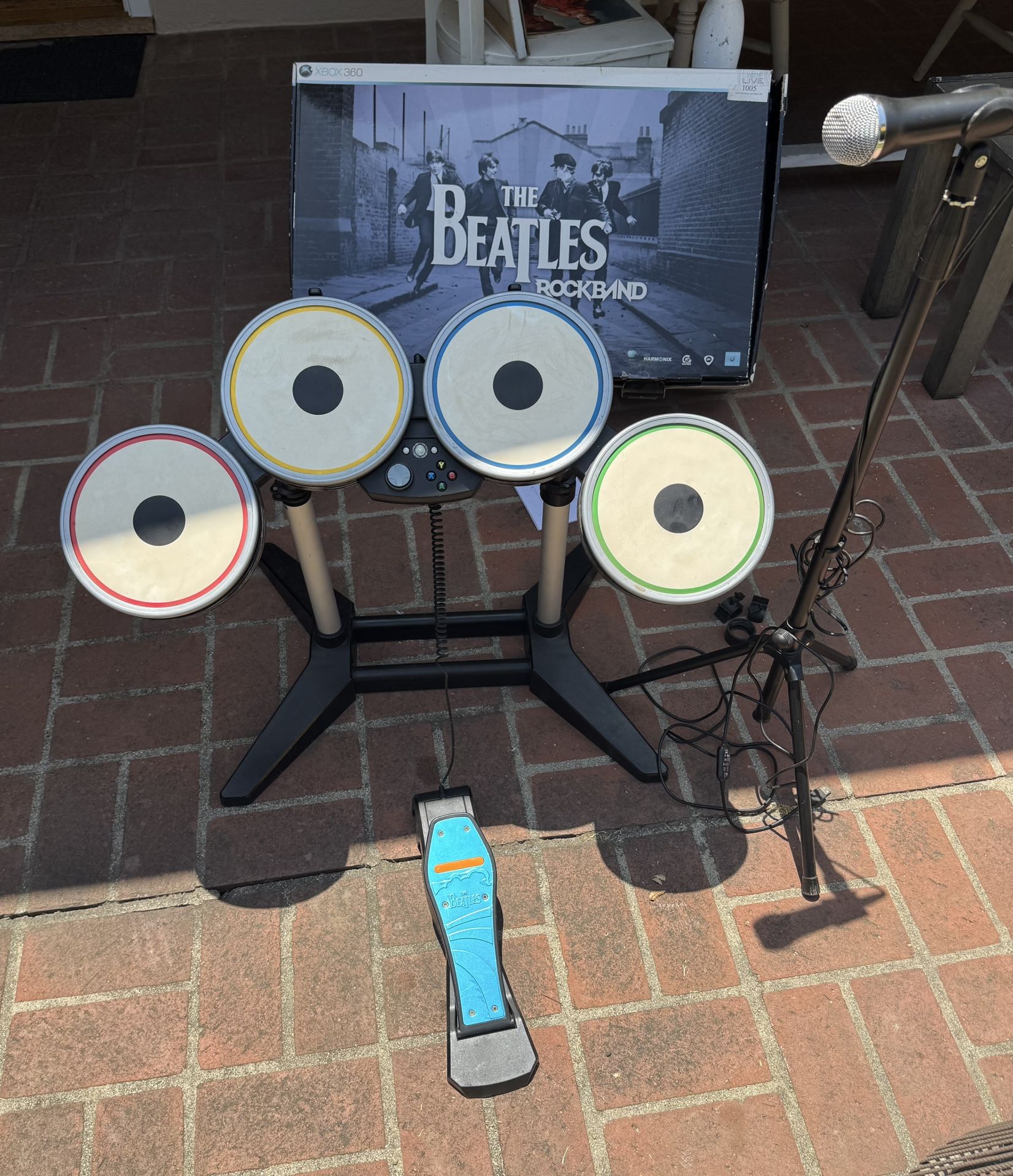 Beatles Rockband Xbox 360 Incomplete Set No Game