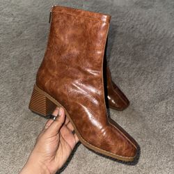 Pleather Booties 