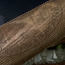 Bate De Béisbol  De 1950 Marca  Hillerich& Bradsby