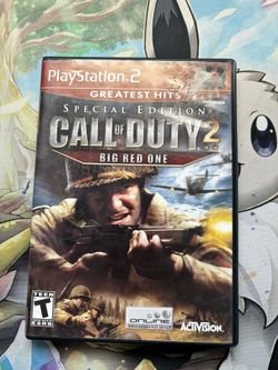 Call of Duty 2 Big Red One Special Edition For PlayStation 2 Untested.