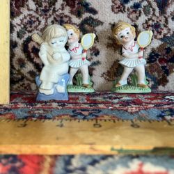 Tennis & Guitar Figurines